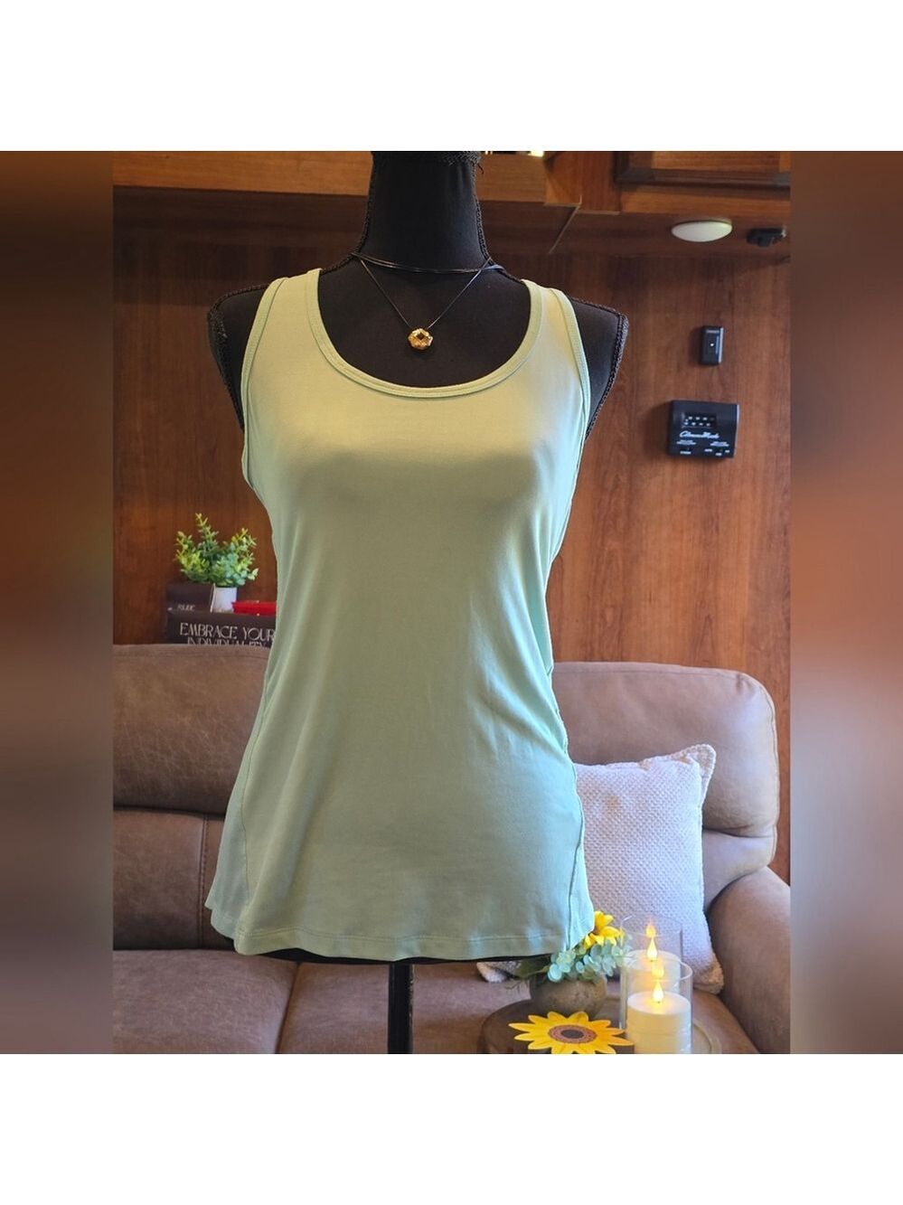Impact Jillian Michaels Mint Green Tank Top